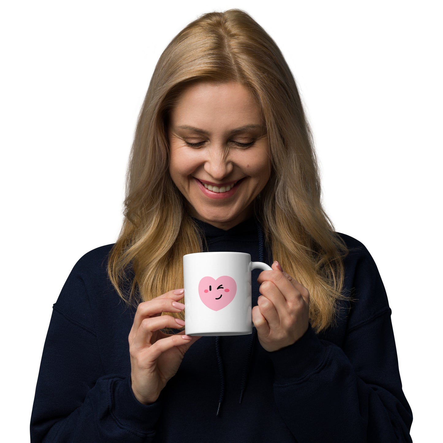 Best Winky Heart Mug - Jersey Sure