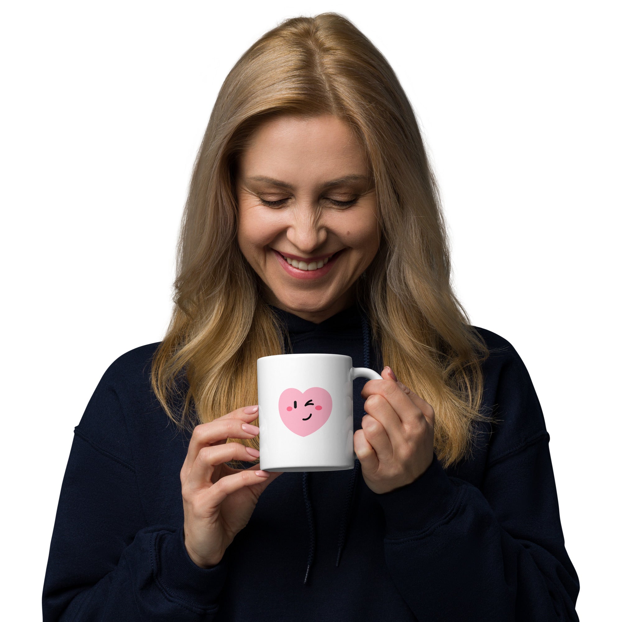 Best Winky Heart Mug